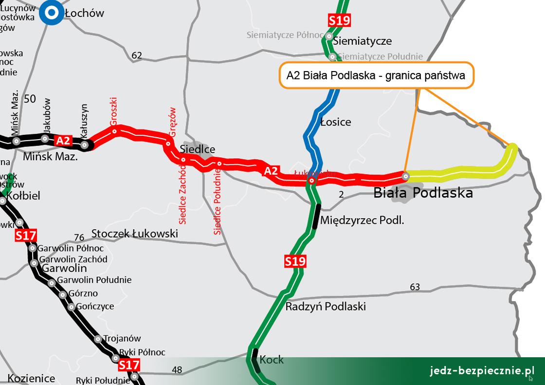 Polskie drogi - umowa na projekt A2 Biała Podlaska - granica państwa